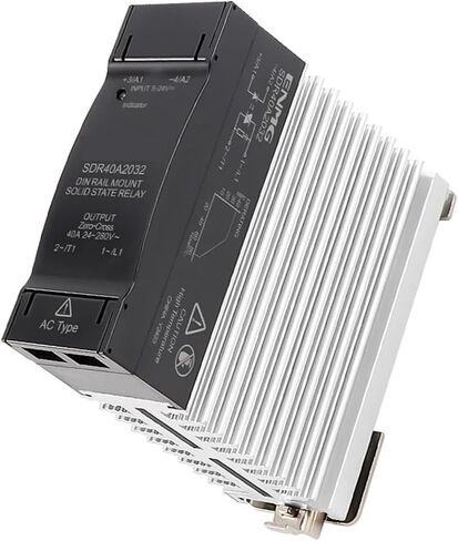 SDR25A2032 Solid State Relay SSR 25A 5/12/24VDC Control 220VAC LOAD DIN RAIN MOUNT OPTOCOUPLER ENRODINGED DISP (SDR40D6132) in Saudi Arabia