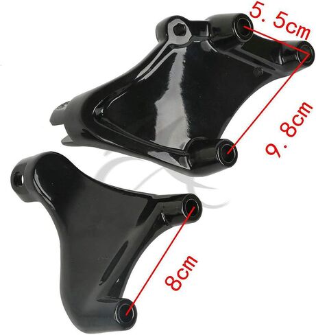 Seat Cushion Motorcycle Pegs SLMOTO Rear Passenger Seat Pillion Pad + Footpegs Foot Pegs Mounting Bracket Fit for Harley Sportster Iron XL 883 1200 in Saudi Arabia