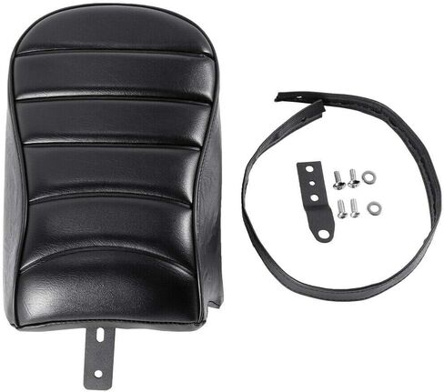 Seat Cushion Motorcycle Pegs SLMOTO Rear Passenger Seat Pillion Pad + Footpegs Foot Pegs Mounting Bracket Fit for Harley Sportster Iron XL 883 1200 in Saudi Arabia