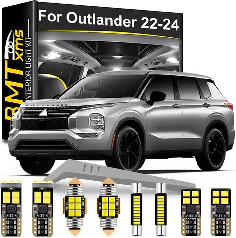 LED LED INTRIOR LIGHT KIT استبدال Mitsubishi Outlander 2022 2023 2024 ، Super Bright 6000k White in Saudi Arabia
