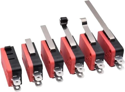 5/10pcs Micro on Off Momentary Switch Travel Limit Switch 1NO1NC Roller Lever V-15 V-151 V-152 V-153 V-154 V-155(V-151-1C25,5pcs) in Saudi Arabia