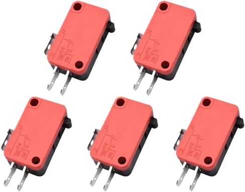 5/10pcs Micro on Off Momentary Switch Travel Limit Switch 1NO1NC Roller Lever V-15 V-151 V-152 V-153 V-154 V-155(V-151-1C25,5pcs) in Saudi Arabia