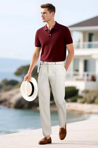 Gingtto Linen Pants Men مباشرة تناسب خفيفة الوزن صيف الشاطئ السراويل عارضة الرجال in Saudi Arabia