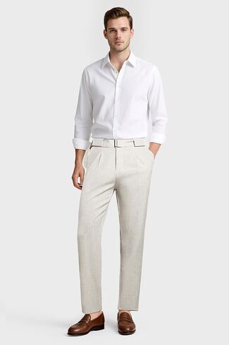 Gingtto Linen Pants Men مباشرة تناسب خفيفة الوزن صيف الشاطئ السراويل عارضة الرجال in Saudi Arabia
