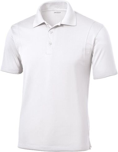 DRI-Equip Mens الرطوبة الفلوس Micropique Golf Polos في العادية والكبيرة والطول in Kuwait