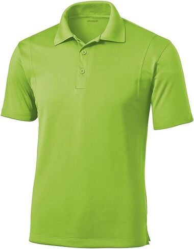 DRI-Equip Mens الرطوبة الفلوس Micropique Golf Polos في العادية والكبيرة والطول in Kuwait