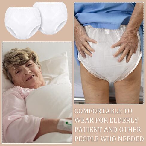 WEWODAY 10 PCS مقاوم للماء سلس البول السوائل البلاستيكية سلس البول تسرب الحماية من غطاء حفاضات قابلة للغسل (أبيض ، صغير) in Saudi Arabia