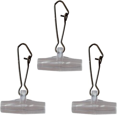 Sinker Slide with Hooked Snap Fishing Line Connector 30-60pcs Fishing Accessories in Saudi Arabia