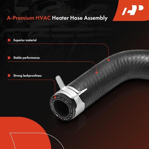 A-Premium Inlet HVAC HOSE HOSE LINE ASSEMBLY مع المشابك المتوافقة مع FORD F-250 F-350 F-450 F-550 Super Duty ، 2005 2006 ، 6.0L in Saudi Arabia