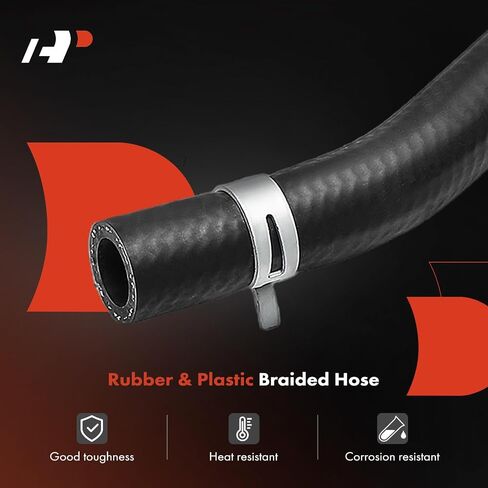 A-Premium Inlet HVAC HOSE HOSE LINE ASSEMBLY مع المشابك المتوافقة مع FORD F-250 F-350 F-450 F-550 Super Duty ، 2005 2006 ، 6.0L in Saudi Arabia