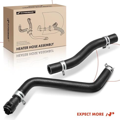 A-Premium Inlet HVAC HOSE HOSE LINE ASSEMBLY مع المشابك المتوافقة مع FORD F-250 F-350 F-450 F-550 Super Duty ، 2005 2006 ، 6.0L in Saudi Arabia