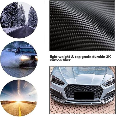 شفة مصد أمامي من ألياف الكربون لـ Audi S5 A5 B9 Sline 2017-2019 2-أبواب 4-أبواب الأمامية الأمامية الشفاه المفسد أدوات المفسد المفسد (بدون انقسامات) in Saudi Arabia