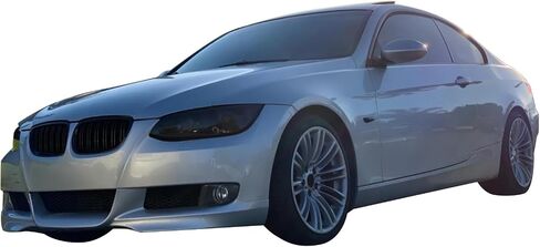 Ikon Motorsports ، Lip الأمامي الوفير متوافق مع 2007-2010 BMW E92 E93 3-Series Coupe Counterible ، Air Dam Chin Splitter M-Tech Style PP Pp plateled #A52 Space Gray Metallic ، 2008 2009 in Kuwait