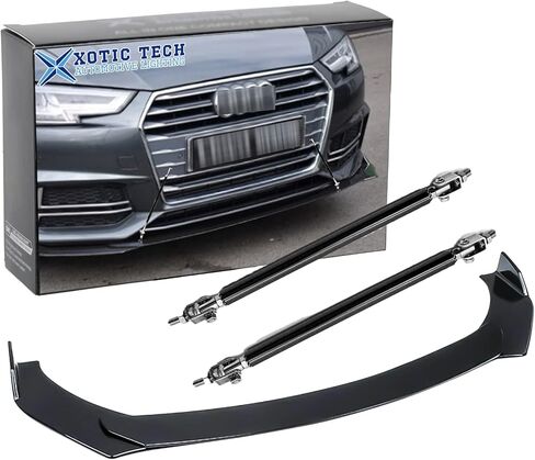 Xotic Tech 9pcs الأمامية المصد قدم الشفاه المفسد + جناح التنورة الجانبية الموزع + المهد الخلفي Canard فاصل أدوات جسم السيارة in Saudi Arabia