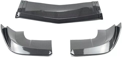 3PCS Front Bumper Lip for Dodge Challenger SXT R/T 2015-2023 V2 Style Front Bumper Lip Splitter Spoiler (Carbon Fiber Print) in Kuwait