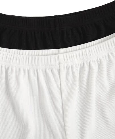 Floerns Women's 2 Pcs Elastic Waist Sleep Bottom Solid Loungewear Pajama Shorts in Saudi Arabia