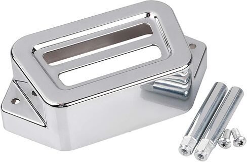 Chrome Voltage Regulator Cover Rectifier for Harley Electra Glide Ultra Classic 1997-2008 Road King Classic 1998-2008 Street Glide 2006-2008 in Saudi Arabia