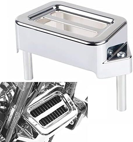 Chrome Voltage Regulator Cover Rectifier for Harley Electra Glide Ultra Classic 1997-2008 Road King Classic 1998-2008 Street Glide 2006-2008 in Saudi Arabia