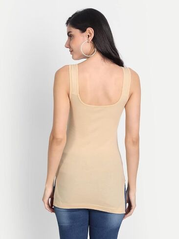 Tank Tops for Women's 3 Pack Cotton Spaghetti Strap Summer Camisole Scoop Neck Slim Fit Sleeveless in Saudi Arabia