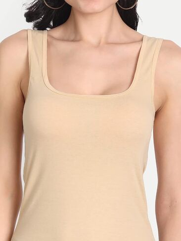 Tank Tops for Women's 3 Pack Cotton Spaghetti Strap Summer Camisole Scoop Neck Slim Fit Sleeveless in Saudi Arabia