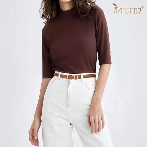 Jasgood 3 Pack Women's Leather Belts for Jeans Dress Bants Bants Leghondy Bants with Gold Buckle in Saudi Arabia