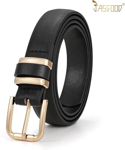 Jasgood 3 Pack Women's Leather Belts for Jeans Dress Bants Bants Leghondy Bants with Gold Buckle in Saudi Arabia