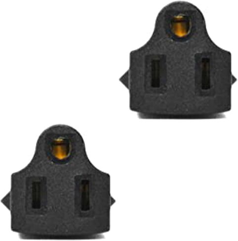 Ceptics Japan, Philippines NEMA 1-15 Travel Power Plug Adapter Accepts NEMA 5-15R - ETL Certified - Industrial Grade (IG-6-2PK) in Kuwait