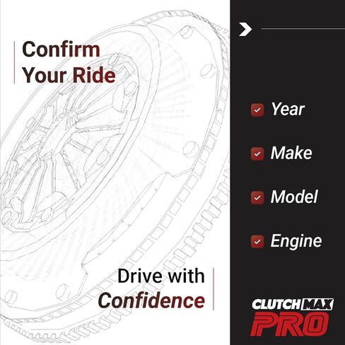 Clutchmaxpro Hight Duty OEM Clutch Kit متوافق مع 1989-1998 Geo Tracker Asuna Sunrunner Chevy Tracker Ponitac Sunrunner Suzuki Sidekick X-90 1.6L 1.8L (CP04137HD-CK) in Kuwait