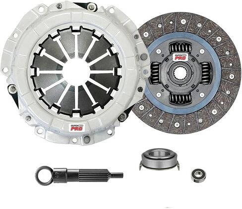Clutchmaxpro Hight Duty OEM Clutch Kit متوافق مع 1989-1998 Geo Tracker Asuna Sunrunner Chevy Tracker Ponitac Sunrunner Suzuki Sidekick X-90 1.6L 1.8L (CP04137HD-CK) in Kuwait