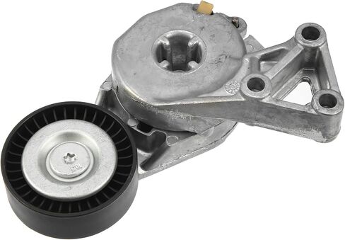 X AUTOHAUX Drive Belt Tensioner Assembly Belt Tensioner for Volkswagen Jetta Golf Beetle for Audi TT 06A 903 315E Metal Black Silver Tone in Saudi Arabia