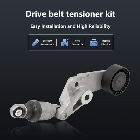 Serpentine Drive Belt Tensioner Kit for 1998-2002 Prizm, 2003-2005 Celica, 1998-2008 Corolla Matrix L4 1.8L 38286 6PK1880 in Saudi Arabia