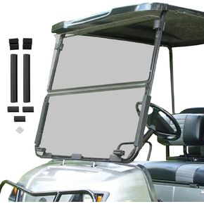 Profx Golf Cart Windshield متوافق مع Yamaha G14 ، G16 ، G19 | طية ملون لأسفل التصميم | يناسب نماذج G14-G19 G14 | صنع في أمريكا in Kuwait