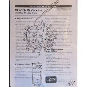 طباعة معلومات لقاح Covid-19 ، رسم الفحم ، حقنة ، قارورة ، فيروس in Kuwait