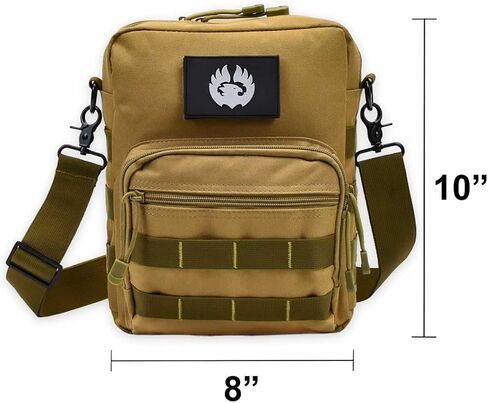 الشعلة حقيبة رسول صغيرة MOLLE التكتيكية حقيبة ساعي حزمة حزام واحد الكتف الرافعة لكل يوم حمل المعدات in Kuwait