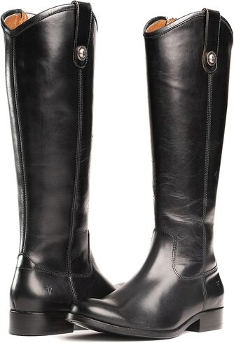 Frye Melissa Inside Zip Riding Boots for Women Featuring Supple Leather Lining with Rubber Infused Leather Outsole and Signature Hardware – 14 ¾" Shaft Height in Saudi Arabia
