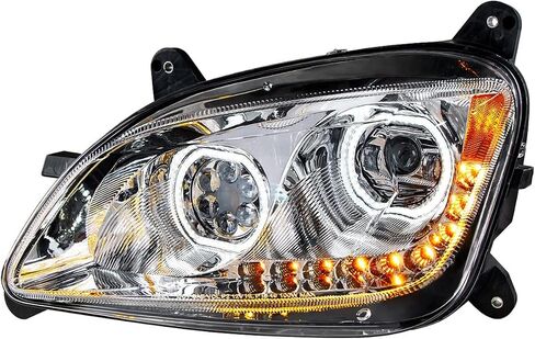 United Pacific 35745 Headlight Chrome, 10 Led, Driver Side, for 2010 2016 Peterbilt 587 & 2012 2021 579 in Saudi Arabia