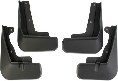 Black Car Mud Flaps Mudguard Fender Accessories for KIA EV6 2022+ (Model 2(ONLY FIT GT-LINE)) in Saudi Arabia