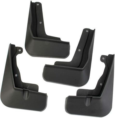Black Car Mud Flaps Mudguard Fender Accessories for KIA EV6 2022+ (Model 2(ONLY FIT GT-LINE)) in Saudi Arabia