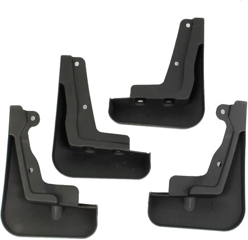Black Car Mud Flaps Mudguard Fender Accessories for KIA EV6 2022+ (Model 2(ONLY FIT GT-LINE)) in Saudi Arabia