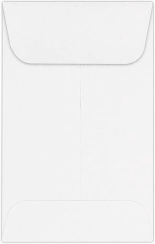 LUXPaper Coin Envelopes, 24lb, Bright White, 2 1/4-Inch x 3 1/2-Inch, 50-Count in Saudi Arabia