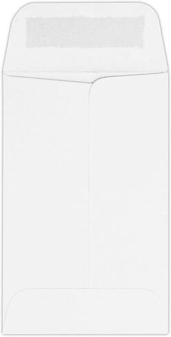 LUXPaper Coin Envelopes, 24lb, Bright White, 2 1/4-Inch x 3 1/2-Inch, 50-Count in Saudi Arabia