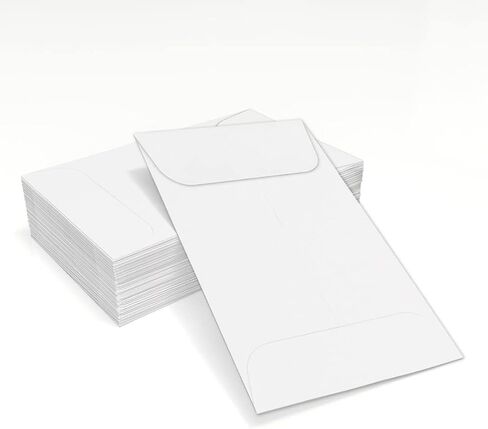 LUXPaper Coin Envelopes, 24lb, Bright White, 2 1/4-Inch x 3 1/2-Inch, 50-Count in Saudi Arabia