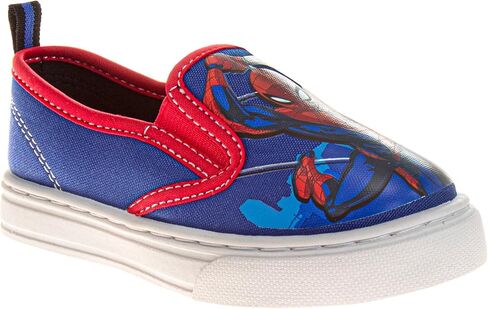 Marvel Spider-Man Slip-On Sneakers for Boys Low Top Canvas Shoes Spidey Spidey (أحجام 7-10 طفل صغير ، 11-12 طفل صغير) in Saudi Arabia