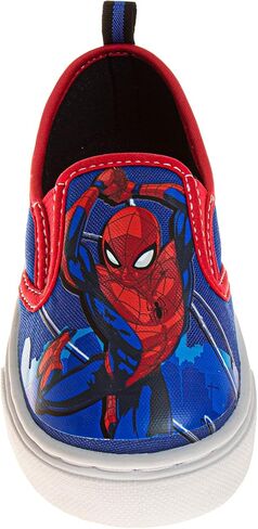 Marvel Spider-Man Slip-On Sneakers for Boys Low Top Canvas Shoes Spidey Spidey (أحجام 7-10 طفل صغير ، 11-12 طفل صغير) in Saudi Arabia