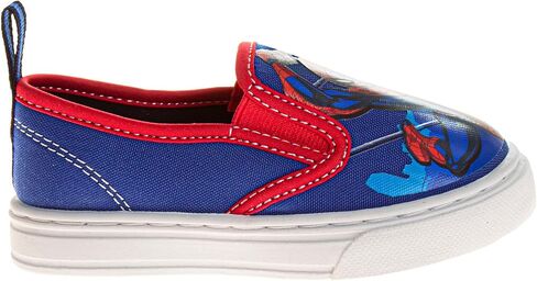 Marvel Spider-Man Slip-On Sneakers for Boys Low Top Canvas Shoes Spidey Spidey (أحجام 7-10 طفل صغير ، 11-12 طفل صغير) in Saudi Arabia