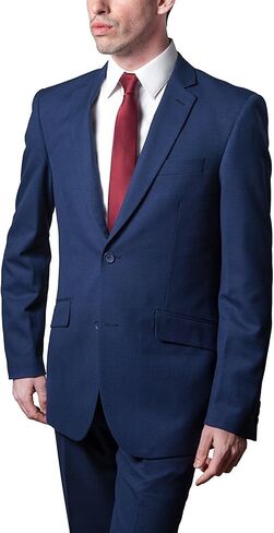 Adam Baker Men's Slim Fit Sode-Phreadged Sosted (سترة وسروال) in Kuwait