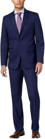 Adam Baker Men's Slim Fit Sode-Phreadged Sosted (سترة وسروال) in Kuwait