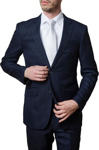 Adam Baker Men's Slim Fit Sode-Phreadged Sosted (سترة وسروال) in Kuwait
