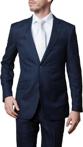 Adam Baker Men's Slim Fit Sode-Phreadged Sosted (سترة وسروال) in Kuwait