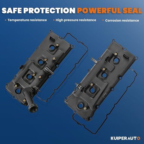 Engine Valve Cover Set Left + Right 13264-7S000 13264ZE01A Compatible for Nissan Armada Pathfinder Titan Infiniti QX56 NV2500 NV3500 2004-2016 in Saudi Arabia